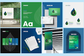 do business logo design and branding kit or brand identity guidelines