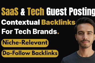 saas and tech guest posting with contextual dofollow backlinks