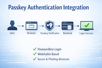 add secure passkey login to your web application