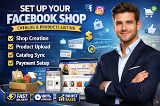 set up facebook shop catalog do product listing optimize your social store