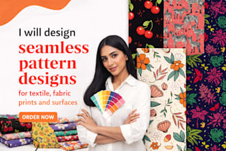 design seamless pattern designs for textile, fabric prints and surface