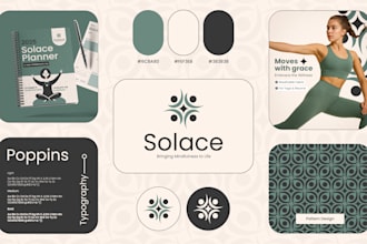 design a custom wellness, yoga and holistic health logo with mindful branding