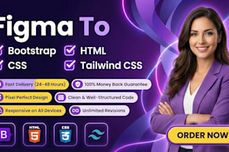 convert figma to HTML, figma to tailwind, figma to bootstrap