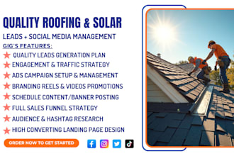 provide fresh roofing leads and hvac solar leads from homeowners roofing ads