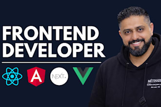develop fast and responsive front end using react, nextjs, vuejs, gsap or 3js