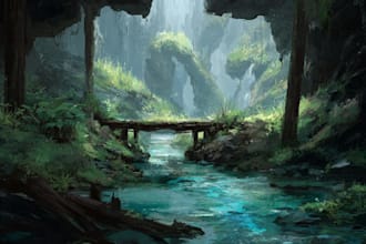 create environment, vehicle and prop concept art