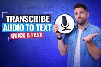 do audio and video transcription