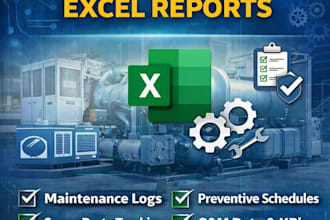 build excel reports for hvac maintenance and operations