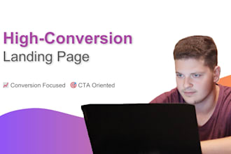 build a conversion focused landing page with clean HTML CSS