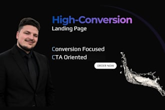 build a conversion focused landing page with clean HTML CSS