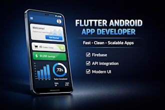 build a professional flutter mobile app for android
