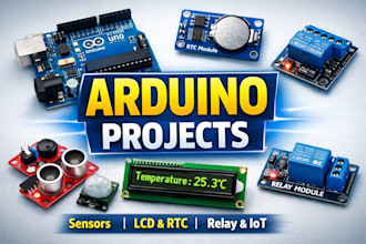build arduino code with lcd and rtc and sensor integrations