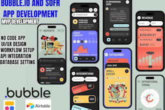 develop softr bubble io web app saas mvp startup app website adalo app softr app