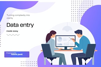 visually assist you in professional data entry, web research and copy paste task