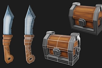 create optimized 3d game ready props