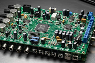 pcb in eaglecad, , altium, kicad or any pcb design software