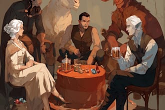 draw your dnd party