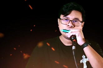 record custom harmonica for your video, song, or project