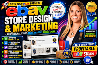 do ebay promotion, ebay seo, ebay marketing,  ebay listing  to boost ebay sales
