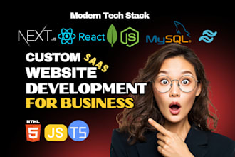 build rebuild custom website development full stack front end back end developer