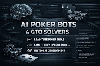 develop ai poker bots gto models and real time poker tools