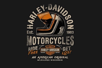 design high quality helmet mascot logo with t shirt design