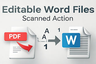 transform PDF documents into editable word files