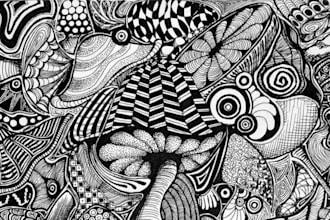 illustrate any image in doodle style
