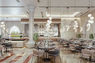 transmute 3d beach resort,interior design,restaurant,lounge,water sports,dining