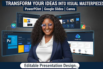 modern canva, google slides and powerpoint presentation ppt slides design