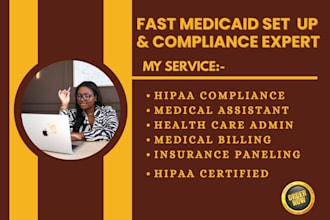 hipaa certified credentialing billing and VA services