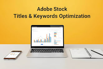 write SEO optimized adobe stock titles and keywords using ai