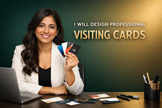 design professional visiting card, name card, business card