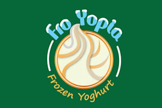 make fantastic logo for a self serve frozen yogurt store
