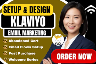 setup klaviyo abandoned cart welcome email flows email marketing for wix