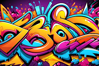 create a legible logo with a awesome graffiti tag style