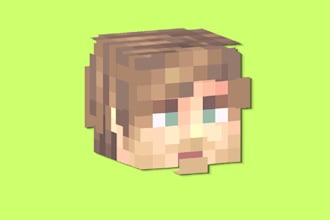 create a clean custom minecraft profile picture using your skin