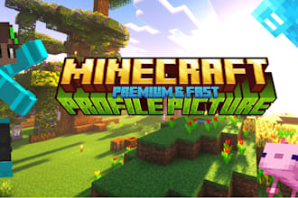 create a custom minecraft profile picture or avatar