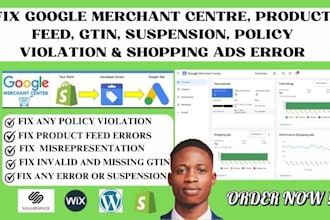 fix google merchant center suspension fix misrepresentation product feed gmc
