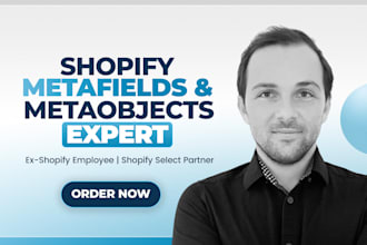 setup metafields or metaobjects for your shopify store products