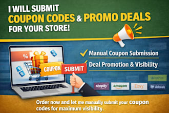 manually submit coupon code deal for ecommerce promotion relevant coupon website