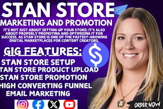do stan store promotion stan store setup stan store marketing stan store design