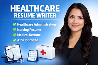 write a professional healthcare, nursing, or medical resume