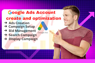 google ads account create and optimization