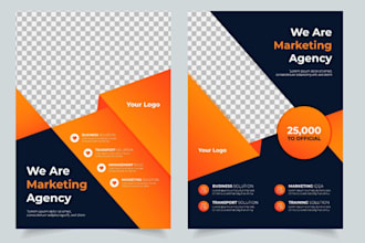 design professional flyer, poster, leaflet in 5 hours