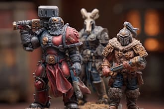 paint your warhammer 40k, sigmar and dnd miniatures