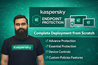 install and deploy kaspersky endpoint protection server and clients