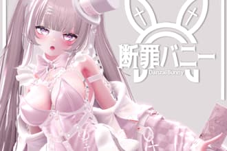 create a custom vrchat avatar 3d anime character for you