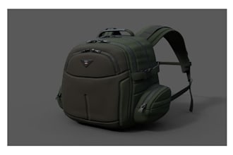 create realistic 3d backpack, totebag using clo3d, handbag