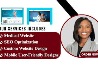 design medical website for home care, group home, healthcare and assisted living